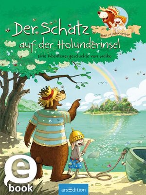 cover image of Hase und Holunderbär--Der Schatz auf der Holunderinsel
